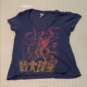 Star Wars Graphic Tee with Japanese Print